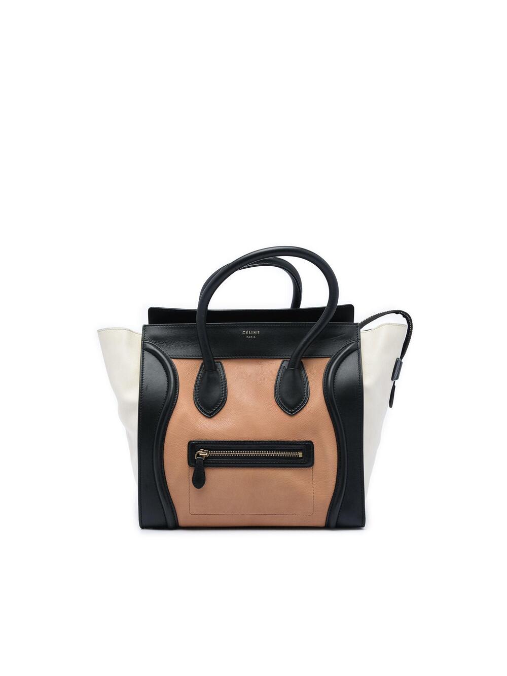 Celine Tricolor Luggage Bag Leather #365885C87B